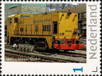 2022, NVPH:--- , personalized stamp with locomotive